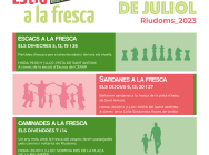 Cartell "Estiu a la fresca" 2023