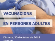 Xerrada sobre vacunació en adults