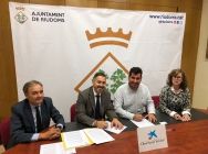 El conveni sosté el programa Riudoms solidari amb la gent gran