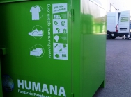 Contenidor d'Humana a Riudoms