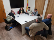 L'Ajuntament de Riudoms s'ha reunit amb diversos pagesos del municipi.
