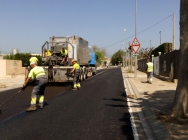 Els treballs a la carretera de Cambrils han durat dos dies