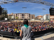 Maria Cros, Regidora de Joventut, s'adreça als joves dels esplais