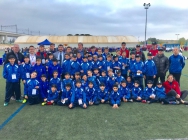 Els jugadors de CD Riudoms participen en el "Mundialito"